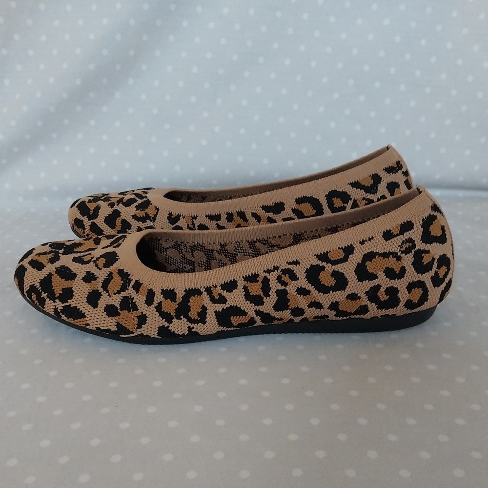 Steven By Steve Madden Solly Leopard Print Ballet… - image 2